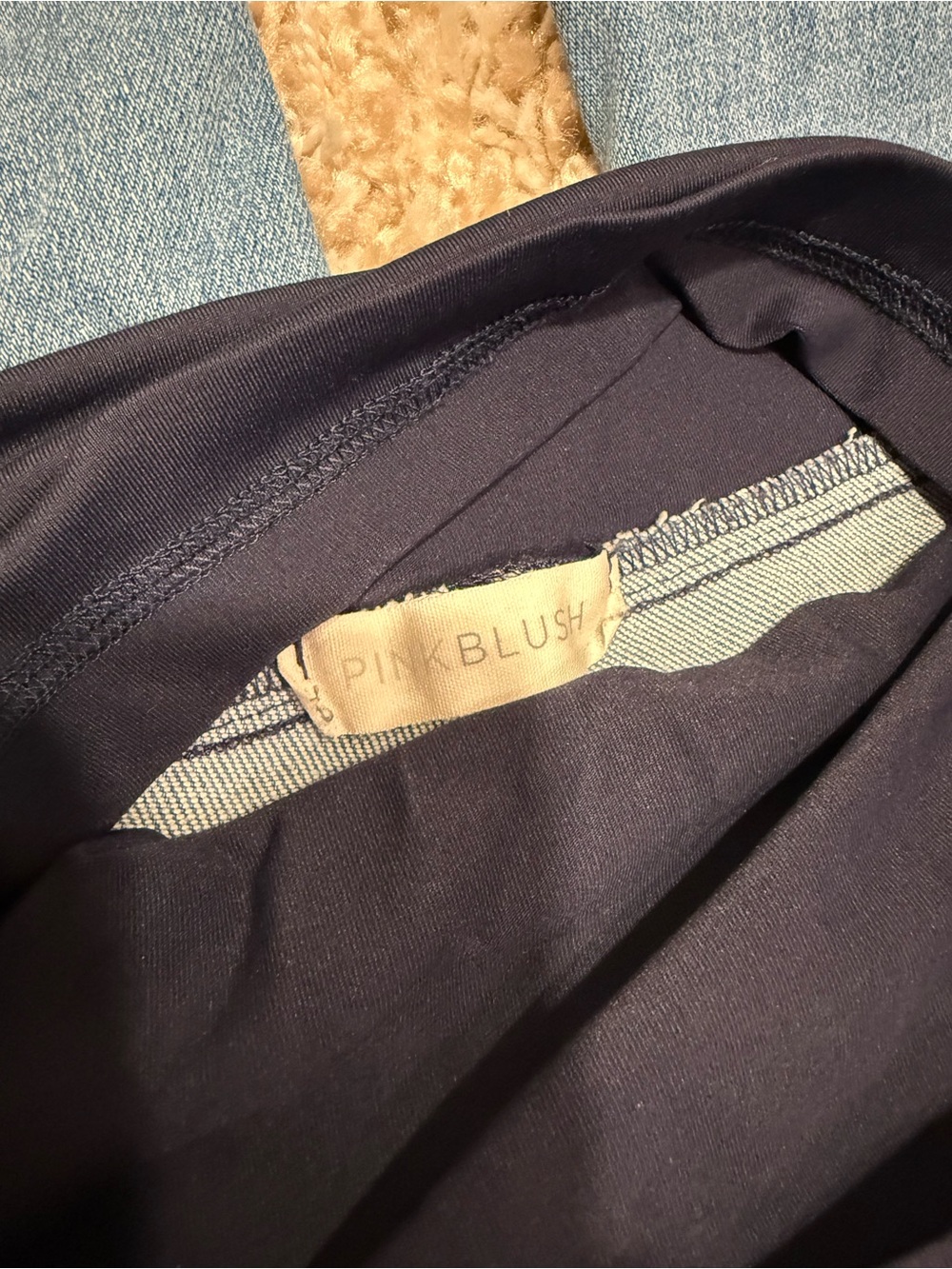 Pinkblush Light Blue Straight Leg Maternity Jeans - Picture 4 of 6